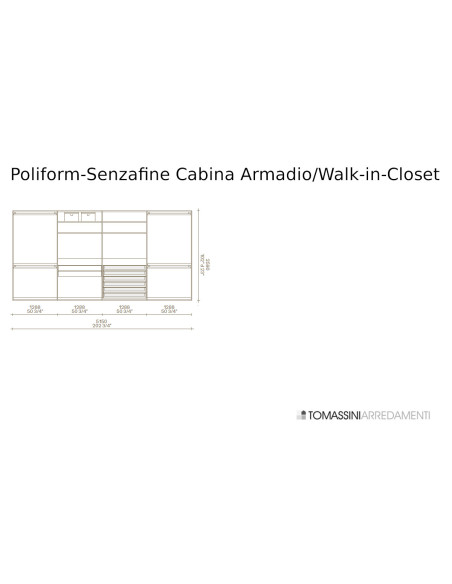 Cabina Armadio Senzafine Poliform - 13