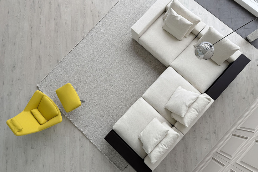 Groundpiece White Sofa (Expo Offer) Flexform - 6