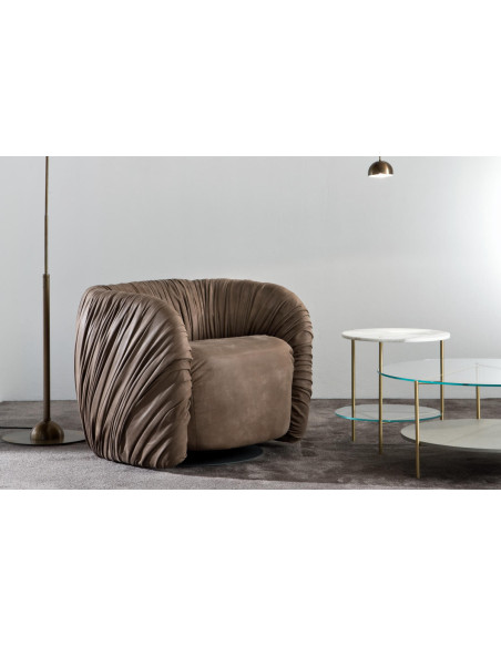 Laurameroni Drapè Lounge Small Armchair | Online Shop