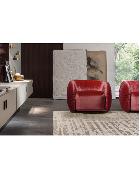 Laurameroni Drapè Lounge Small Armchair | Online Shop