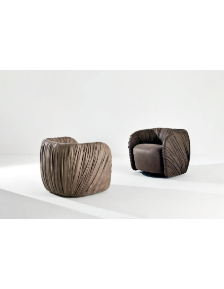 Laurameroni Drapè Lounge Small Armchair | Online Shop