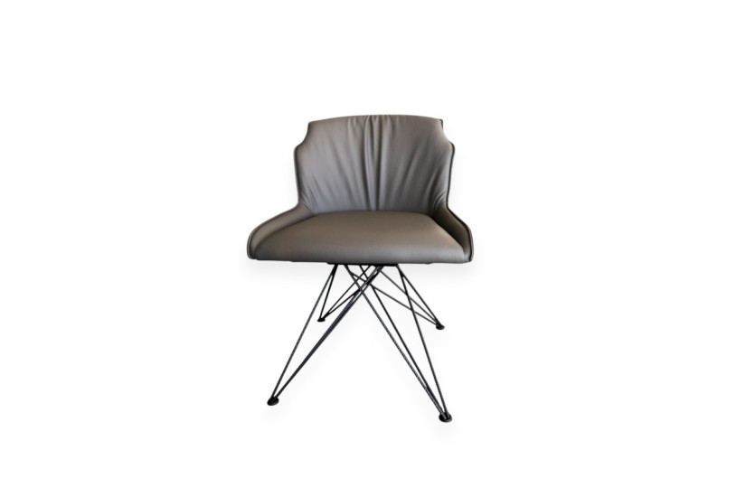 Sedia Flaminia colore grigio scuro (Offerta Expo) - Cattelan Italia