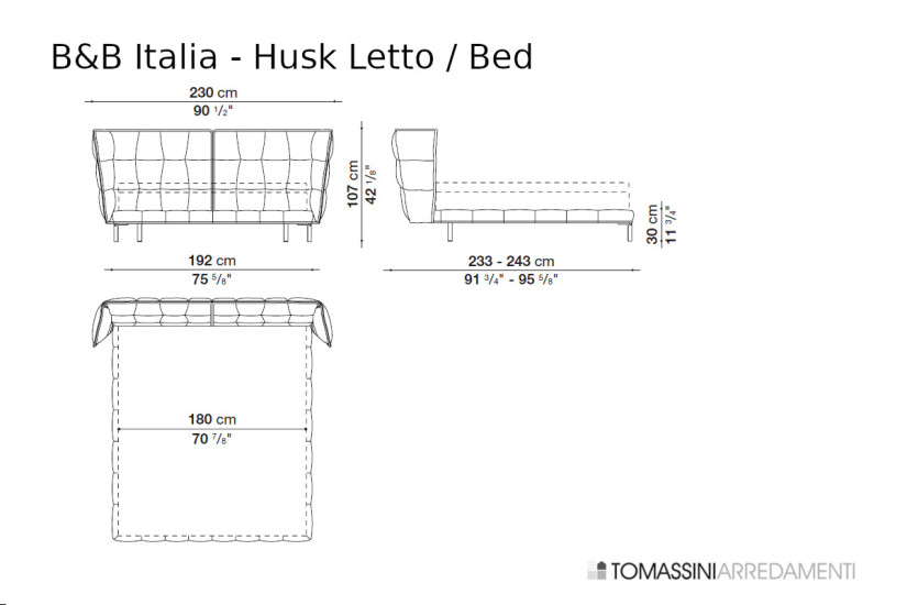 Husk Yellow Bed (Expo Offer) B&B Italia - 8