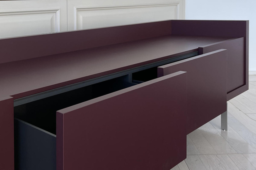 Liagò Satin Plum Sideboard (Expo Offer) B&B Italia - 4