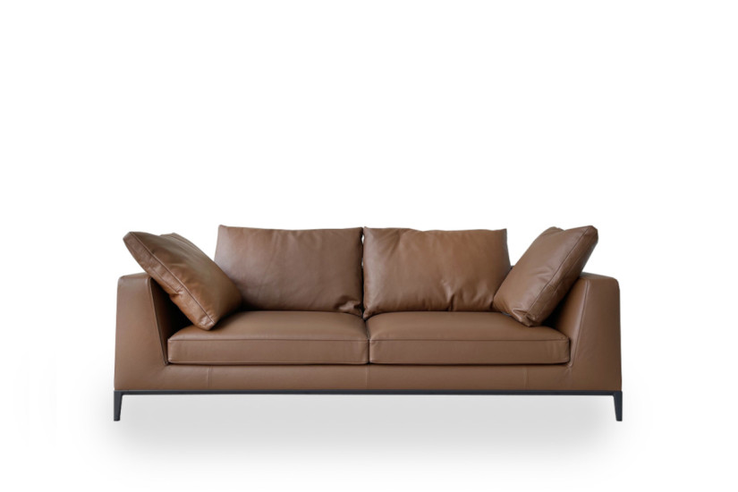 Maxalto Divano Lucrezia Soft in pelle color noce (Offerta Expo)