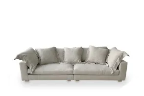 Divano Nebula Nine in lino chiaro (Offerta Expo) Diesel with Moroso - 6