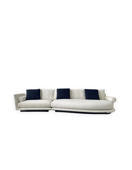 B&B Italia Noonu White Fabric Sofa (Expo Offer) | Online Shop