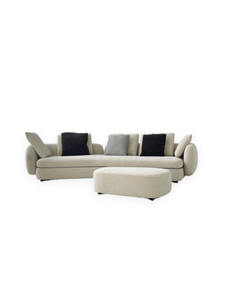 Poliform Saint-Germain Boomerang Sofa in Fabric (Expo Offer)