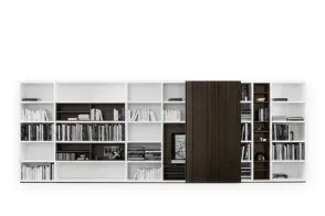 Wall System Bookcase Poliform - 1