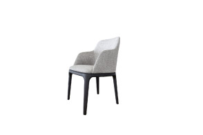 Chaise Grace en tissu gris (Offre Expo) - Poliform