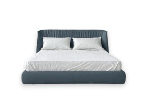 Lit Archibald en cuir bleu (Offre Expo) - Poltrona Frau