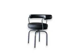Sedia LC7 in pelle antracite (Offerta Expo) - Cassina