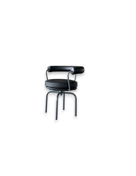 Sedia LC7 in pelle antracite (Offerta Expo) - Cassina