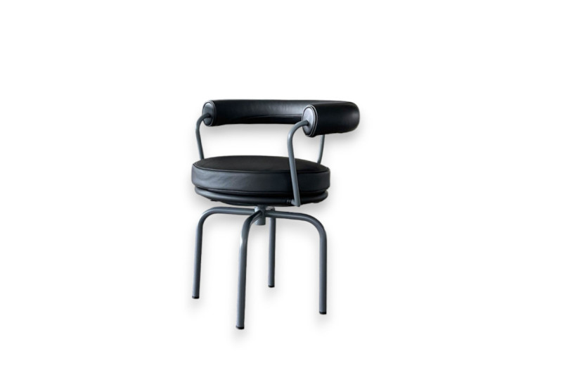 Cassina LC7 Anthracite Leather Chair (Expo Offer)