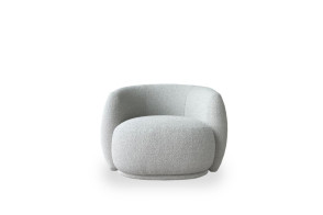 Fauteuil Pacific en tissu blanc sale (Offre Expo) - Moroso