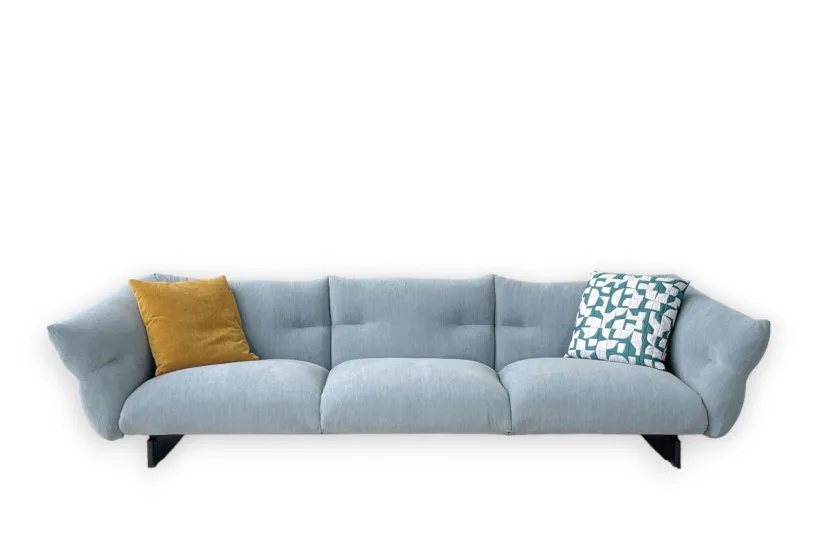 Canapé Moncloud en tissu bleu pastel (Offre Expo)  - Cassina