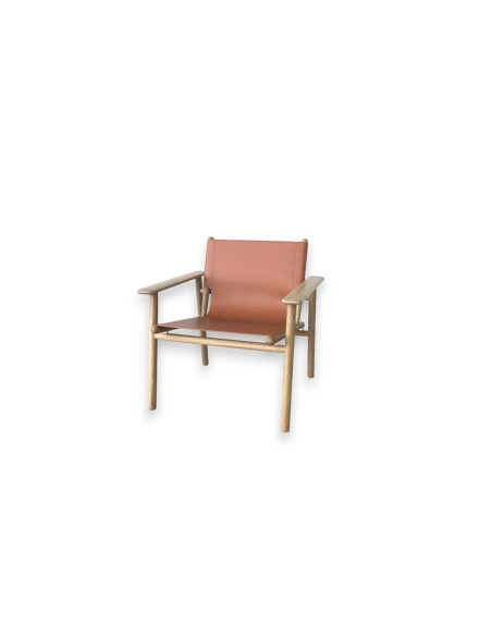 B&B Italia Cordoba Orange Leather Armchair (Expo Offer)