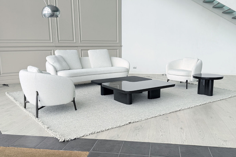 Canapé Orbis blanc (Offre Expo) Poliform - 2