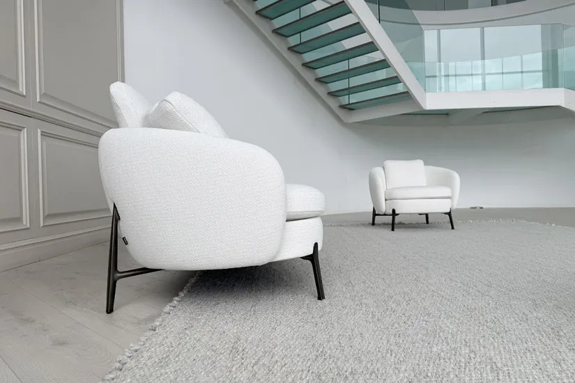 Orbis White Sofa (Expo Offer) Poliform - 3