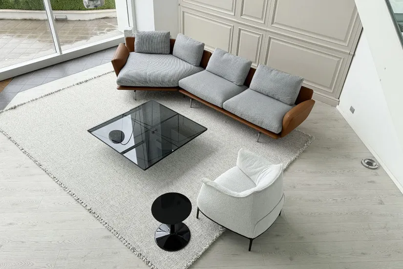 Get Back Sofa With Chaise Longue (Expo Offer) Poltrona Frau - 6