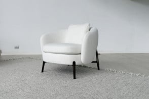 Orbis White Armchair (Expo Offer) Poliform - 7 2