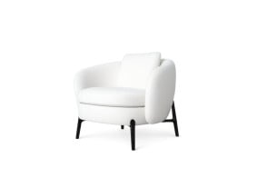 Orbis White Armchair (Expo Offer) Poliform - 7