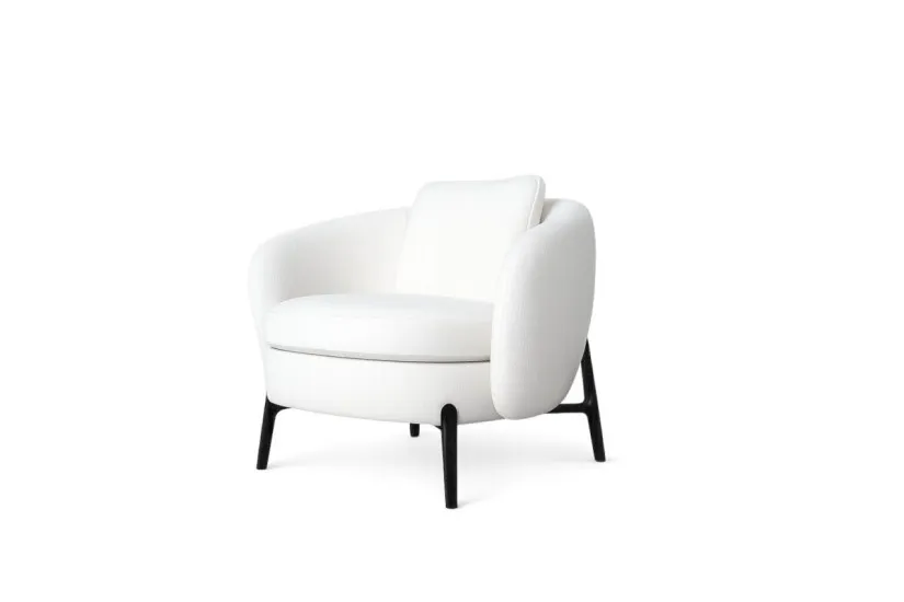 Fauteuil Orbis blanc (Offre Expo) Poliform - 7