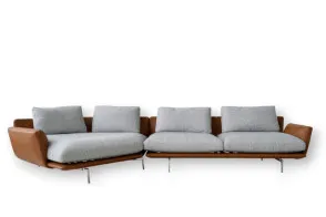 Poltrona Frau Get Back Sofa With Chaise Longue (Expo Offer) | Online Shop