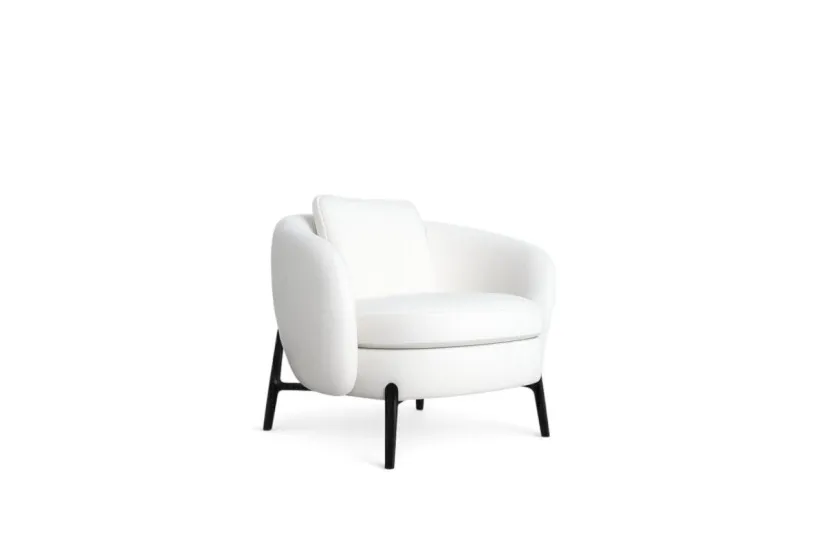 Fauteuil Orbis blanc (Offre Expo) Poliform | Achats en Ligne