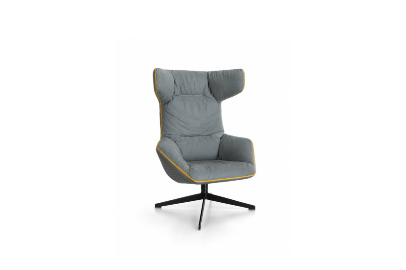 Fauteuil Take a Line for a Walk gris (Offre Expo) - Moroso