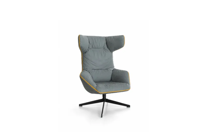 Moroso Poltrona Take a Line for a Walk in tessuto grigio (Offerta Expo)