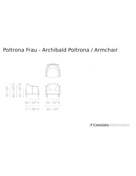 Fauteuil Archibald (Offre Expo) Poltrona Frau - 6