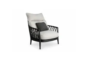 Fauteuil d'extérieur Erica blanc (Offre Expo) - B&B Italia