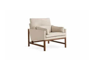 Poltrona Wood Frame Lounge BassamFellows - 1