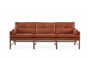 Divano Wood Frame Lounge BassamFellows - 1