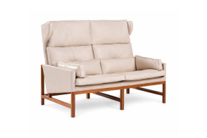 Canapé Wood Frame Lounge BassamFellows - 1 2
