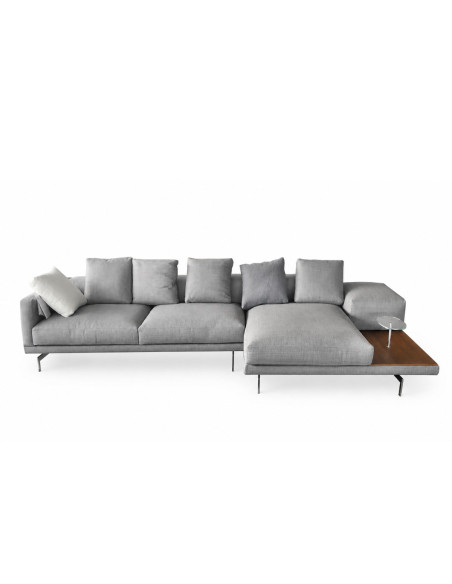 Divano Dock in tessuto grigio (Offerta Expo) - B&B Italia