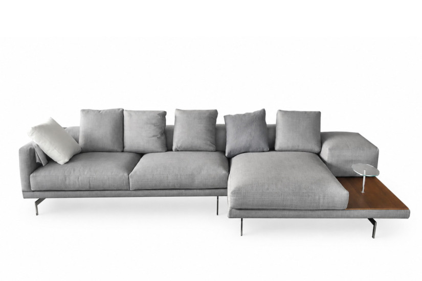 Divano Dock in tessuto grigio (Offerta Expo) - B&B Italia