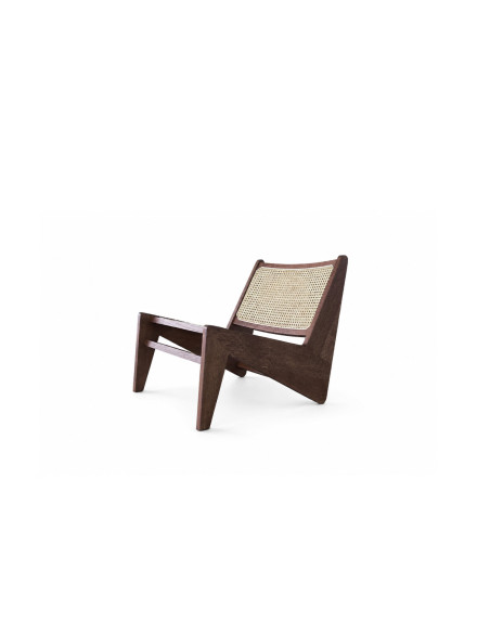 Cassina Kangaroo Oak Stained Dark Walnut Armchair (Expo Offer)