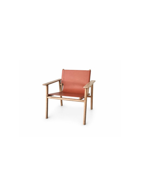 Cordoba Orange Leather Armchair B&B Italia - 6