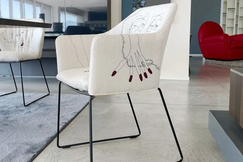 Sedia New York by Marras Con Braccioli (Offerta Expo) - Saba | Online Shop