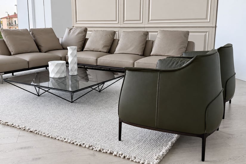Divano Let It Be beige (Offerta Expo) Poltrona Frau - 9