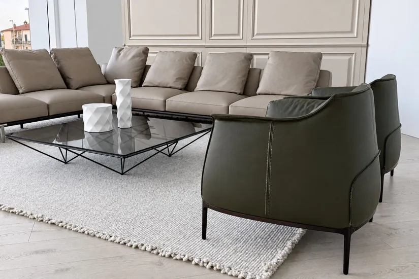 Let It Be Beige Sofa (Expo Offer) Poltrona Frau - 9