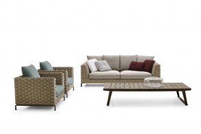 Fauteuil d'extérieur Ray Outdoor Natural B&B Italia Outdoor - 1 2