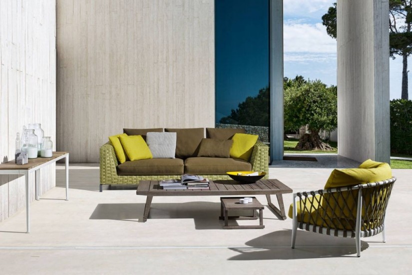 Canapé d'extérieur Ray Outdoor Fabric