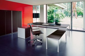 Scrivania Direzionale Bianconero Corium Oak