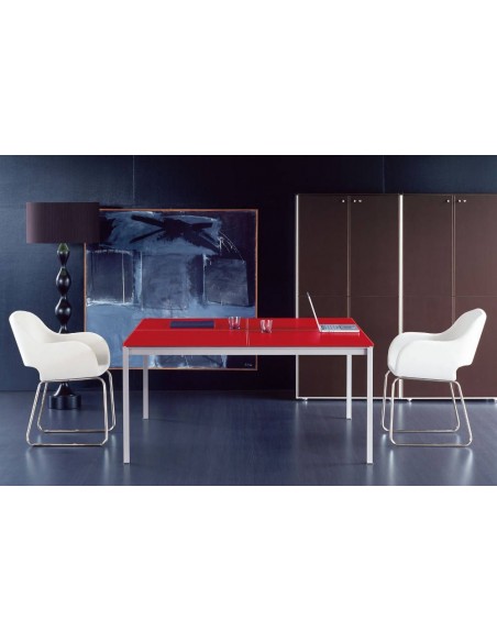 Bianconero Corium Oak Executive Desk