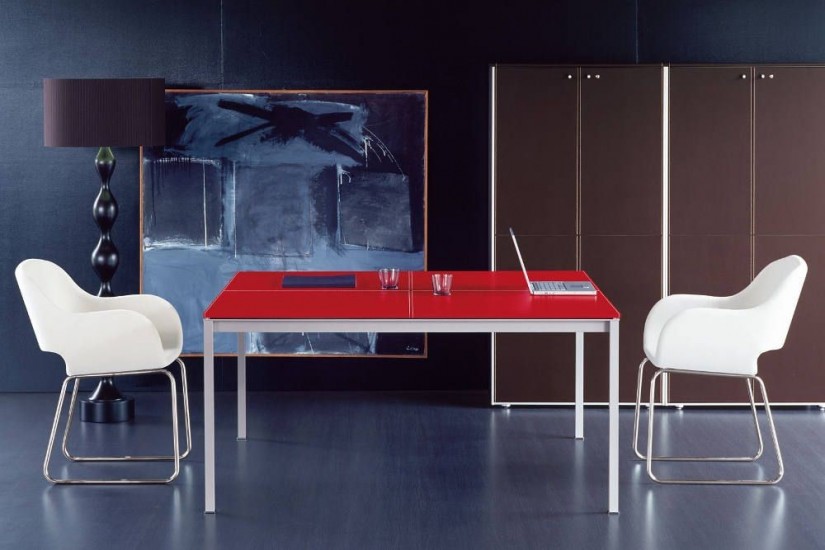 Bianconero Corium Oak Executive Desk