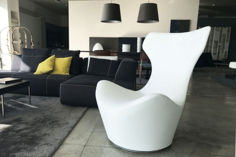 Fauteuil Grande Papilio couleur blanche (Offre Expo)