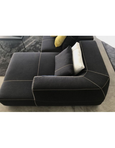 Canapé Bend couleur anthracite (Offre Expo)